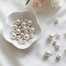 고리 진주구슬 10p set(12type), 골드고리(18mm)