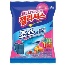 칠성 워터젤리 젤리추천 롯데 죠스바젤리 젤리셔스 과일젤리 대용량젤리 70G 8개, 25세트