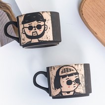 레옹 마틸다 커플 세라믹 머그컵