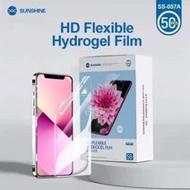 ss-057 ss-057b ss-057p 057r ss-890c 기계 절단 용 선샤인 유연한 하이드로 겔 필름 iphone ipad 블루 레이 hd 용 전면 필름, 50개 ss-057a