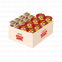 라면민족 짜파구리세트 (짜파게티범벅8p+너구리8p)소컵 컵라면