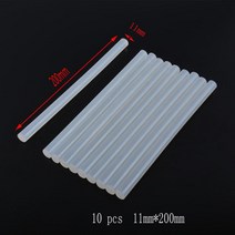 전동실리콘건 120W 110V-240V 핫멜트 글루 건 DIY 미니 접착제 수리 열 도구, EU, 10 pcs Glue stick