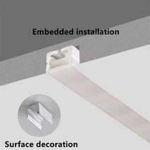 LED 네온 튜브 고정 클립 엔드 캡 유연한 스트립 라이트 실리카 젤 소프트 램프 홀더 플러그 구멍 없음, 23 T1313_01 10 PCS