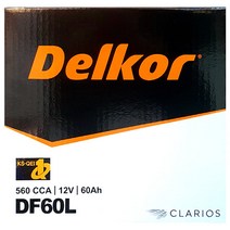 델코 DF60L 자동차배터리