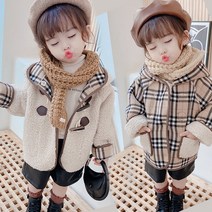 레드호호 여아겨울아우터 양털양면후드점퍼 남여공용 키즈양털떡볶이점퍼