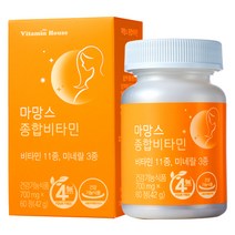 비타민하우스 4FREE 임산부비타민 마망스 종합비타민 2병4개월 238948, 60정, 2병