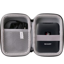 waiyu JP 저장 케이스 호환 샤프 (SHARP) 플라즈마 클러스터 이온 발생기 25000 IG-NM1S 보호 운반 케이스 보관 케이스. (검정)