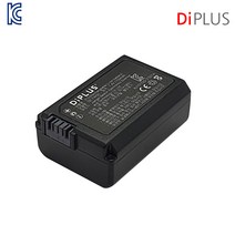 DIPLUS 소니 NP-FW50 호환배터리 알파 A72 A7S2 A7R2 A7K