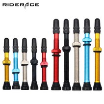 RIDERACE 튜브리스 튜블리스 프레스타 밸브 연장 익스텐션 2개 세트 40mm 60mm, RL7743 60mm, 블랙