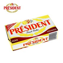 프레지덩 무염버터 브릭 200g (아이스박스 별도)