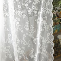 유럽 ​​화이트 레이스 쉬어 커튼 거실 침실 창 얇은 명주 그물 커튼 drapes serape 홈 장식