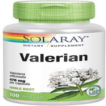 솔라레이 True Herbs Valerian 발레리안 470mg 100베지캡슐, 1개