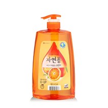 자연퐁 비린내 걱정없는 오렌지 주방세제, 1kg, 4개