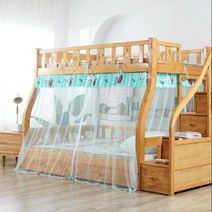 벙커침대 성인 초등학생 낮은 침대 2층침대 프레임 어린이 이층침대 수납침대 공주침대 원목침대 침대책상 거즈 모기장 ( 제외) 방 침구 학생, 3, 150x195cm