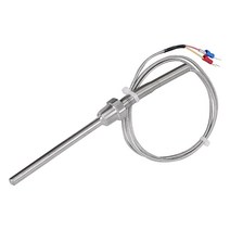 1300 C 도 고온 센서 스레드 PT3/8 10cm 스테인레스 스틸 브 K 타입 열전대 튜브 온도 조절기, 05 Cable length 5m, 05 Cable length 5m