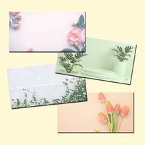 예닮 다쿠용품 직사각형 떡메모 캐릭터메모지 떡메 귀여운메모지 예쁜메모지 칼라 떡메모지 도안 대떡메 인쇄 스티커 떡메모지제작, 핑크야자수
