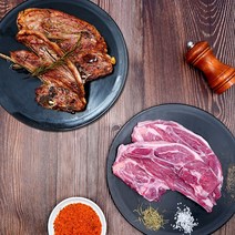 초원식품 (냉동)12개월미만 A++청정 호주산 양고기 토마호크500g+쯔란10g, 1개, 호주산 (냉동) 양 토마호크  500g+양념(10g)