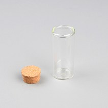 꼬마유리병 씨앗 커피보관 다용도 코르크마개 투명빈병, 사이즈, 120mm