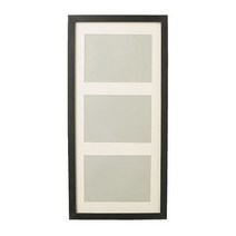 이케아 리바 액자3칸50x23 블랙 프레임52x25cm, 단품