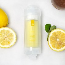 제크원 레몬 비타민 샤워필터 x 1개 염소제거 샤워기필터, 레몬 비타민필터 1개