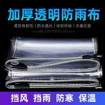 투명벽면 그늘막 텐트 옥상 투명천막 방수 자외선, 높은 투명도, 1x1.5m