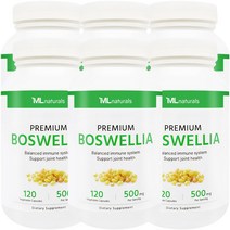 [미국빠른직구] 마이라이프 내추럴스 보스웰리아 500mg 120정 6병, 6개