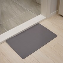 케잔 빨아쓰는 소프트 규조토 발매트 (대형)50x80 MYPETIT, 카키그레이