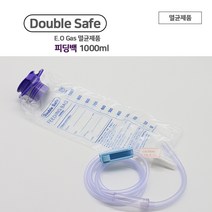 더블세이프 E.O멸균 피딩백1000 ml 영양공급백 미음백 일회용콧줄1EA