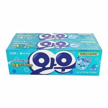 와우껌 맛 치약 100gx2개 향선택 부드러운치약개운한치약 구강관리 구강청결 구강케어 기능성치약 부드러운치약 상쾌한치약 순한치약 안전한치약 약국치약 욕실, 소다맛치약x2개