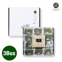 쑥 현미 인절미 쑥현미떡 제주 한라산 해풍 쑥인절미 현미쑥떡 식사대용 국산 현미찹쌀 쑥현미찰떡 전통떡 흑미인절미 개별포장 선물세트 오복떡집 맛집 당일 새벽제조 발송 추천, Brainbee 3Gift