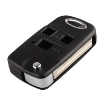 와우 새로운 접이식 키 쉘 교체 렉서스 3 버튼 SC ES RX GS LX LS GX 300 330 350 400 430 470, 한개옵션0