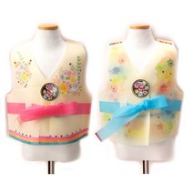 부직포 어린이 명절 설날 전통 한복만들기 재료 DIY, 분홍한복 TDPFB0162