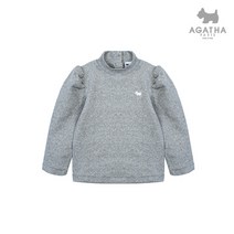 아가타키즈 여아퍼프소매반폴라티(AAWT9T01_MG)