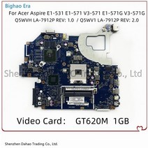 Q5WVH Q5WV1 LA-7912P Acer Aspire V3-571G E1-571 E1-571G 노트북 마더 보드 HM77 칩셋 GT620M/630 640 GT710M 1GB/, GT630M 1GB