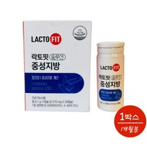 종근당건강 락토핏 솔루션 중성지방 30캡슐 x1박스 장 중성지방 근본케어, 단품