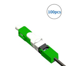 50 100 개몫 FTTH ESC250D SC APC 및 SC UPC 단일 모드 광섬유 빠른 커넥터 FTTH SM 광학 빠른 커넥터, 100PC SC APC