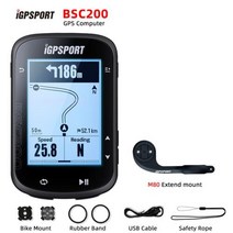 자전거 디지털 속도계 GPS LED IgpsportsBSC200 컴퓨터 사이클링 네비게이션 MTB 도로 무선 주행 거리계 25 인치 ANT 파워 미터, BSC200 Group B