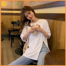 반팔 티셔츠 켈리 레이어드 여자 앞트임 패션 추천 여성 패션 스타일 데이트 룩북 외출 편한 옷 학생 고등 중 대 리빙 센스 디자인 가성비 패셔니스타 500144