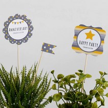 파티텍 1장 (허니문) / 셀프백일상 백일상소품 백일상꾸미기