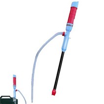주유기 전기 자바라 전동 오일 펌프 Automatic Fluid Liquid Siphon Pump Battery Powered Gas Water Bathroom Pond Manua, 옵션02 Red
