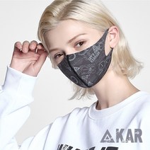 모든날 모든순간 카르 캐주얼 스탬프 사이즈 M 분위기있는 숨쉬기편한 피부저자극 마스크