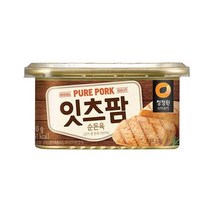 청정원 맛있는밑반찬 잇츠팜 통조림 햄 순돈육 추천 190g 자취 캠핑음식 간단한요리 간편식, 39개