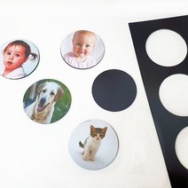 기타 바보사랑[골판지세상]원형 고무자석 스티커 40mm, 상세 설명 참조, 상세 설명 참조