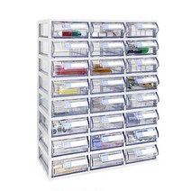 모아이샵 스마트 정리함 투명수납함, 스마트정리함(24칸)