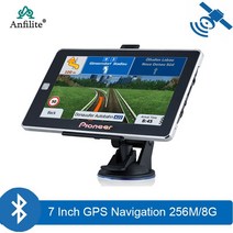 7 인치 트럭 gps 네비게이터 ram 256m rom 8gb 블루투스 fm gps 네비게이션 후면보기 카메라 무료 스페인 포르투갈 이탈리아지도, 블루투스로