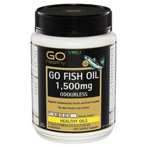 NZ직구 GO Healthy 하이 그레이드 DHA 피쉬 오일 1500mg 420capsules 1Pack, 상세참조, 수량