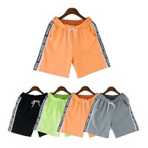 남성 여름 영문 프린팅 트레이닝 팬츠 반바지 코디