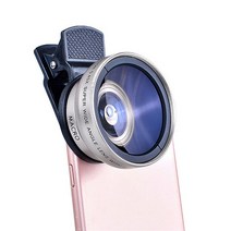 핸드폰카메라렌즈 아이폰망원렌즈 스마트폰망원렌즈TIDOVE 2 IN 1 렌즈 유니버설 클립 37mm 휴대 전화 전문, 한개옵션1, 03 은