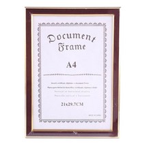 고급 자격증 면허 금테 A4 사업자등록 갈색 상장액자 표창장 벽걸이, 본상품선택