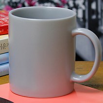 머그컵 + 유리컵 베스트 모음, 1개, 무광 머그-그레이